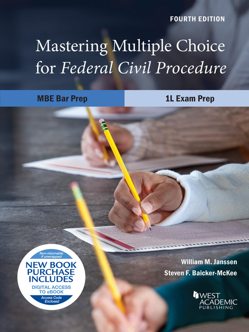 Title details for Mastering Multiple Choice for Federal Civil Procedure MBE Bar Prep and 1L Exam Prep by William M. Janssen - Wait list